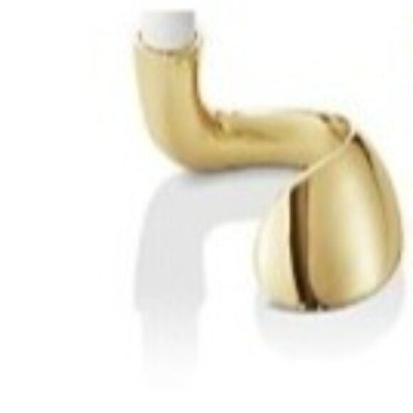 Georg Jensen Stainless Steel Table Candleholder Goldplated Set Gold Size OS NWB - Picture 4 of 4